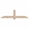 Ekena Millwork Eugene Smooth Timber Gable Bracket, Douglas Fir, 72"W x 21"H x 3 1/2"D x 5 1/2"F, 7/12 Pitch GBW072X21X0406EUG00SDF - alternate 1